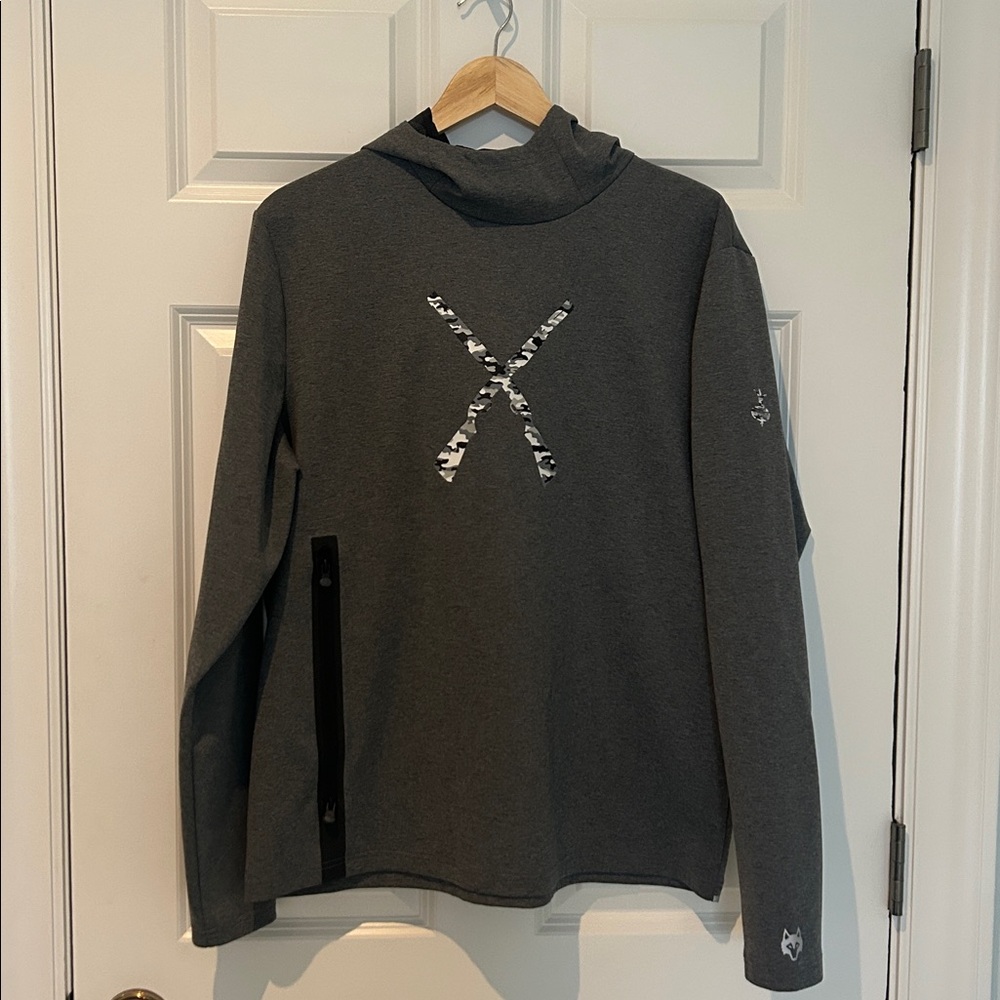 Greyson Gray Hoodie with Camouflage Accents